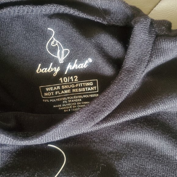 Baby Phat Girls 3 Piece PJ Set Size 10/12 - Picture 3 of 4